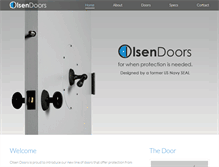 Tablet Screenshot of olsendoors.com